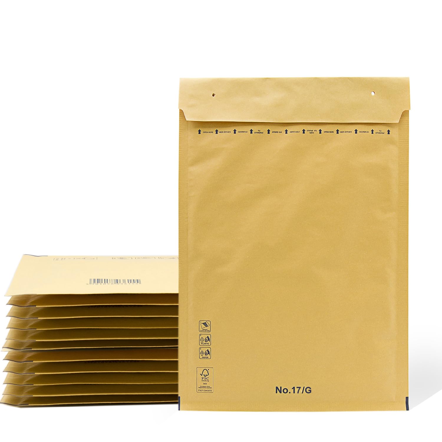Padded Envelopes, Bubble Mailers, Kraft Bubble Padded Envelopes with Self-Seal Seal, Clothing Shipping Bags