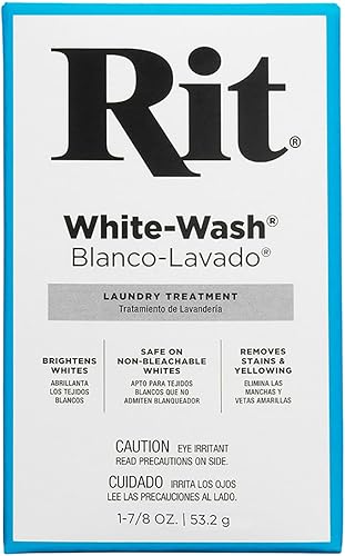 Tinte de tela en polvo lavado blanco 1 78 onzas