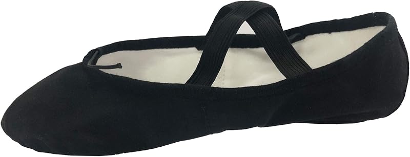 Danzcue Adult Split Sole Canvas Ballet Slipper