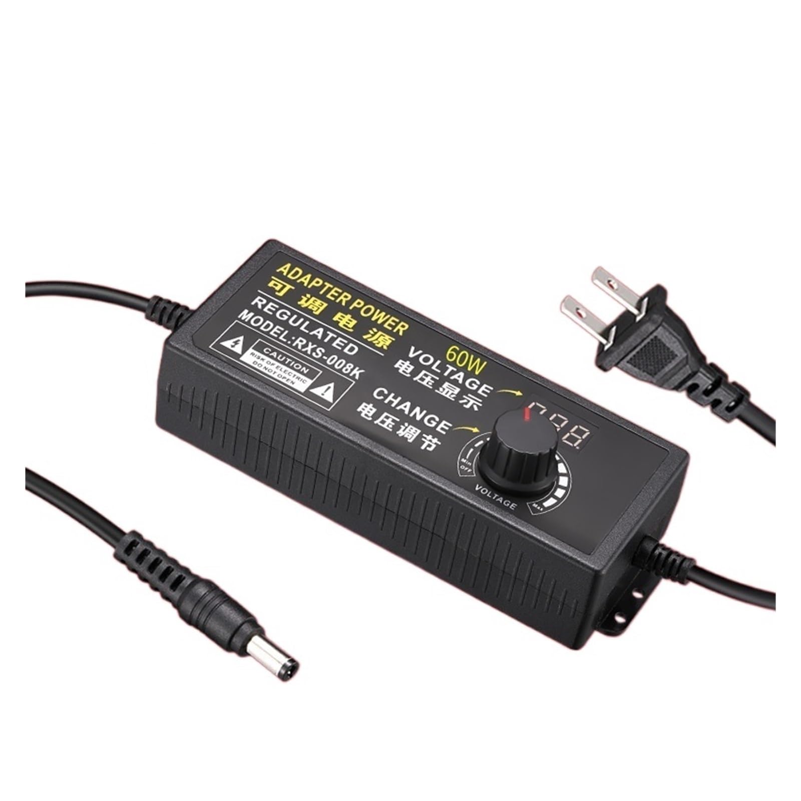 Regulación de voltaje LED y velocidad de motor con fuente ajustable 3-12V5A