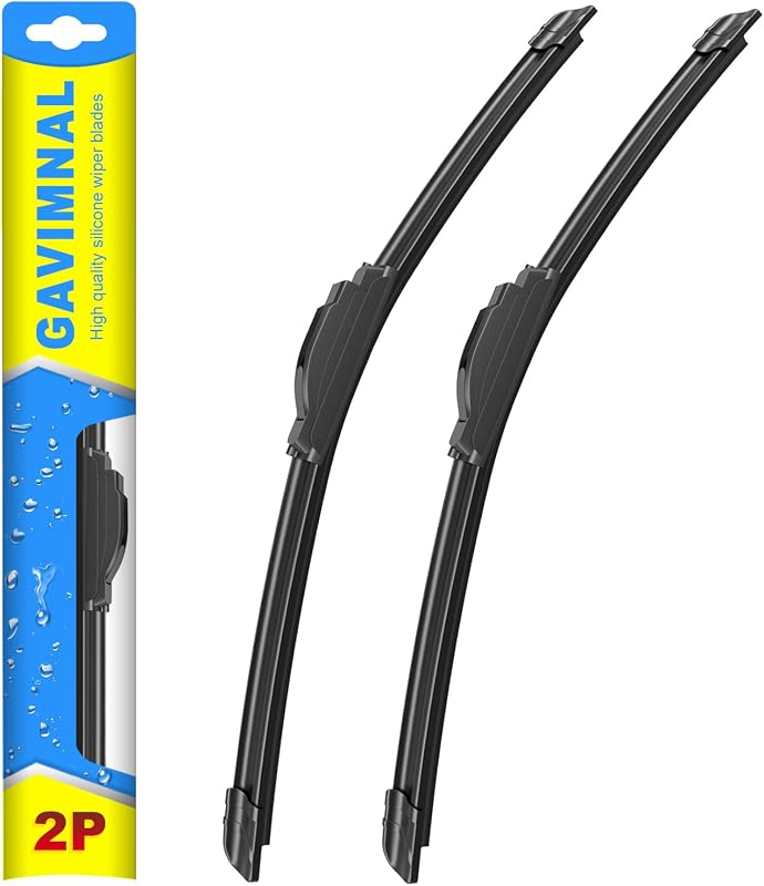 Gavimnal® 24"+24" Silicone Wiper Blades Replacement For Dodge Ram 1500 2002-2008 Ram 2500 2003-2008 Ram 3500 2003-2008 Ram 1500 2019-2025,All-Season Front Windshield Wiper Blades(Set of 2)
