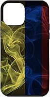 Vista 16 de Funda para iPhone 12 Pro Max Smoky Colombia Bandera - Estilo Humo Colombiano Orgullo