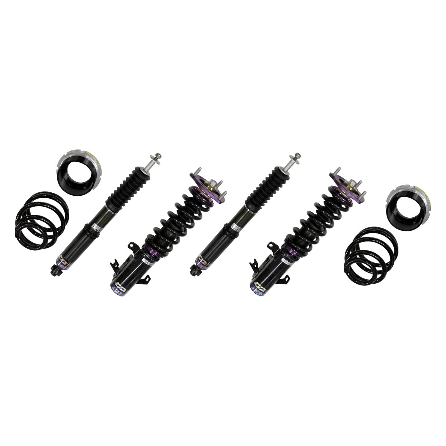 D2 Racing RS Series Coilovers Compatible with 16-18 Acura ILX / 2014-15 Honda Civic Si Only