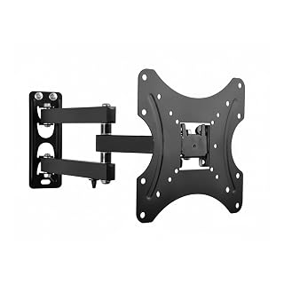 RISSACHI Wall Mount TV Stand with Movable Arm | 17-42 inch Monitor Wall Mount for Home & Office | Heavy-Duty TV Mounts Bracket Supporting Screens & Monitor Stand