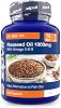 Zipvit Flaxseed Oil Capsules, Cold Pressed Omega 3 6 9 Capsules, 12 Month Supply, Alternative to to Fish Oils