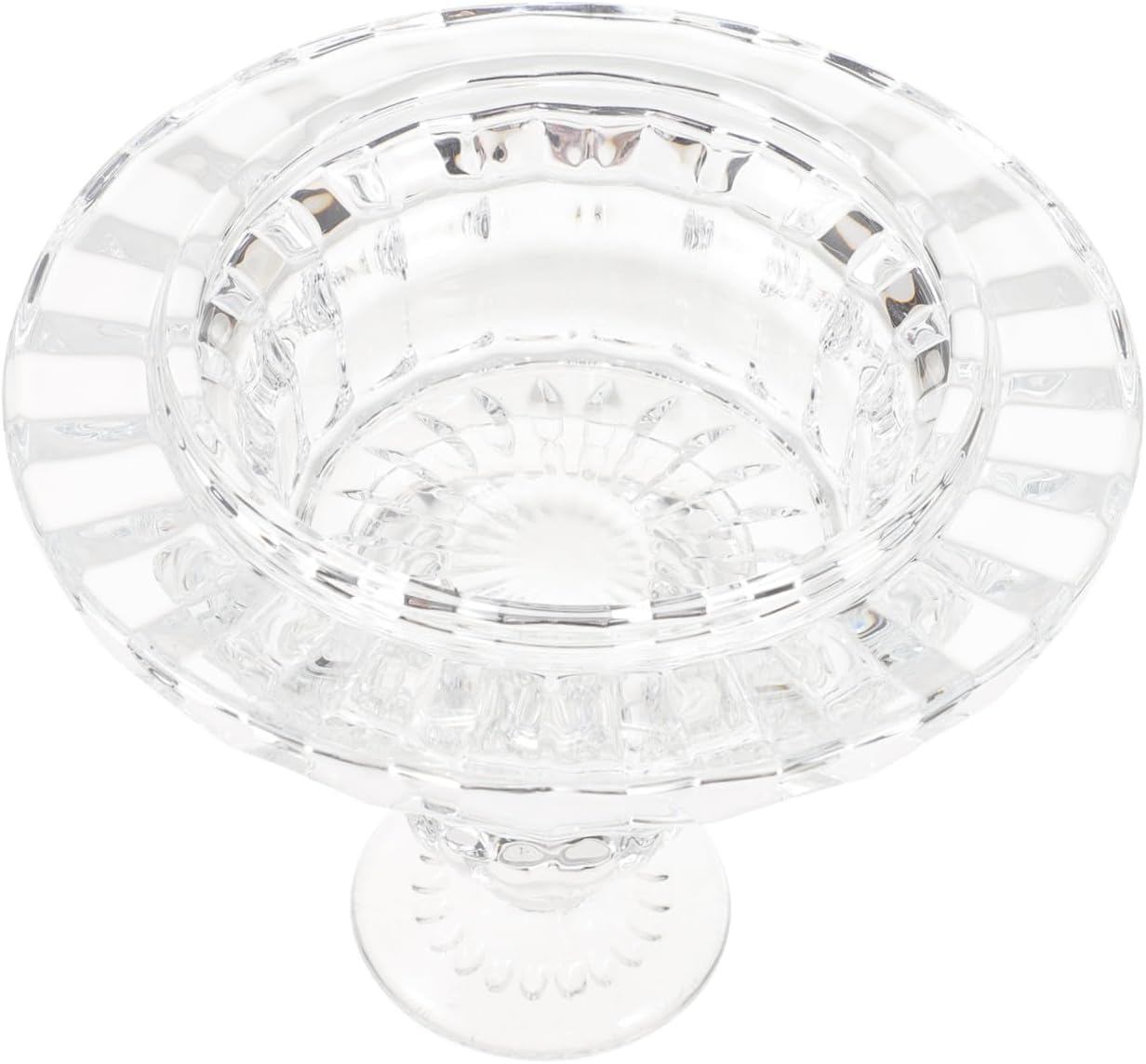 BESPORTBLE Trifle Bowl Glass Dessert Bowl with Lid Small Glass Creative Candy Jar Food Storage Container for Kitchen and Wedding Use