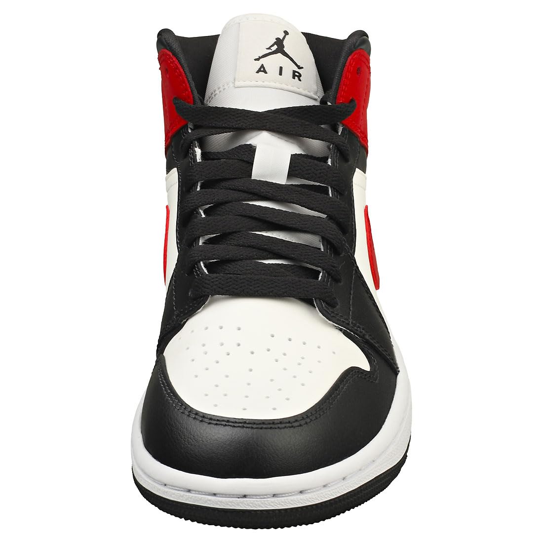 Jordan Air 1 Mid Sail/Gym Red-Off Noir-Blanc (BQ6472 160)