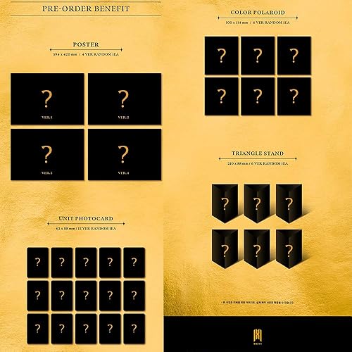 Miniatura 7 de MONSTA X Mini álbum Fantasia X (incluye beneficios de pedido anticipado: póster, tarjeta fotográfica de unidad, foto instantánea a color, soporte