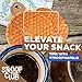 Stroop Club Coffee Infused Organic Stroopwafel Caramel Treats | Vegan, Plant-Based and Dutch-Approved Indulgence - 24 Vegan Waffle cookies (12 Packs of 2)