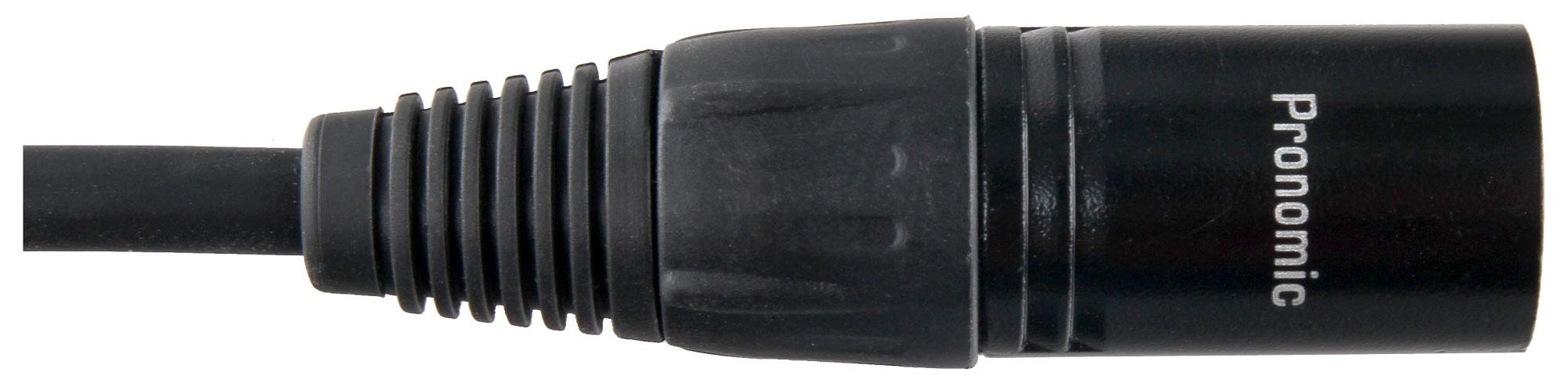 Pronomic Stage XFXM-5 Cable De Micrófono XLR 5 m Negro Set De 10, 226 mm² | Conectores: XLR hembra 3 polos ? XLR macho 3 polos, Longitud: 5m, Sección del conductor: 0, 226 mm², Cobre libre de oxígeno