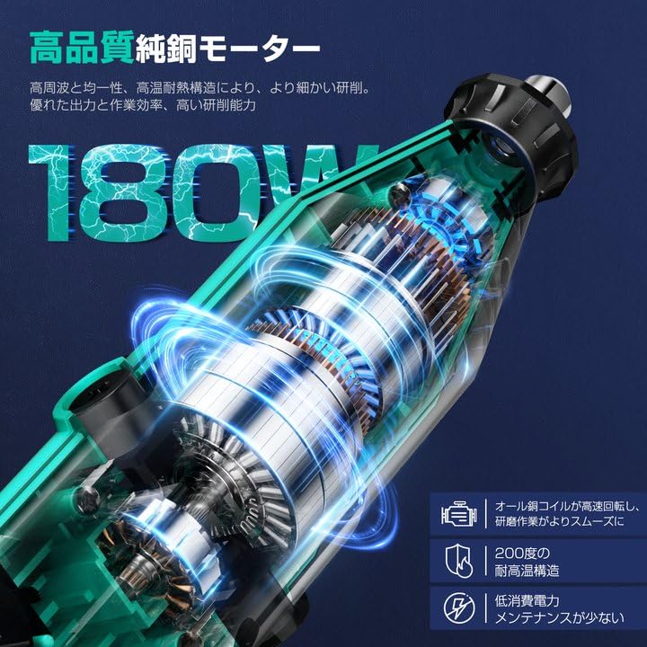 Amazon.co.jp: Paxdun ミニルーター リューター 電動 8段変速可能