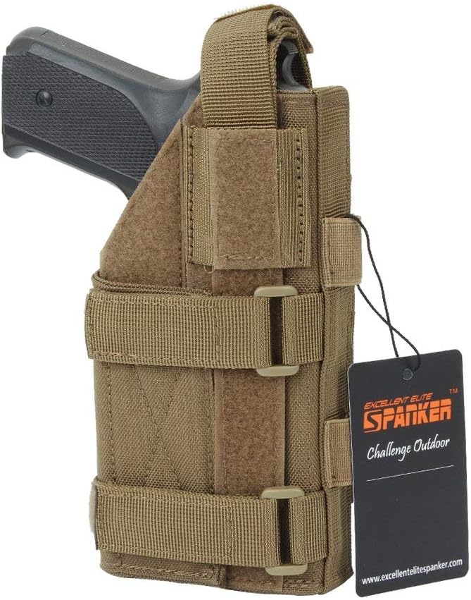 EXCELLENT ELITE SPANKER Pistol Universal Adjustable Tactical Open Top Double Pistol Mag Pouch