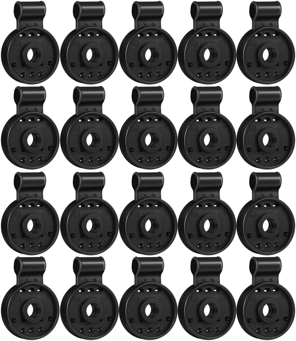 POPETPOP 80pcs Heavy Duty Plastic Shade Cloth Clips for Sunshade Fabric Fixing, Reusable Sunshade Net Fastening Clamps for Outdoor Garden, Patio, Greenhouse Mesh Securement