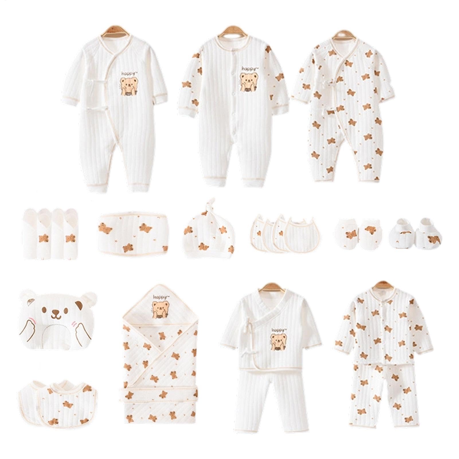 Kinder Mädchen Bekleidungs-Set Niedlicher Bodysuit aus Baumwolle | Weiche Und Angenehm Atmungsaktive Kinderbekleidung für Babyparty zu Hause mit Mama zum Geburtstag und Fotografie sowie