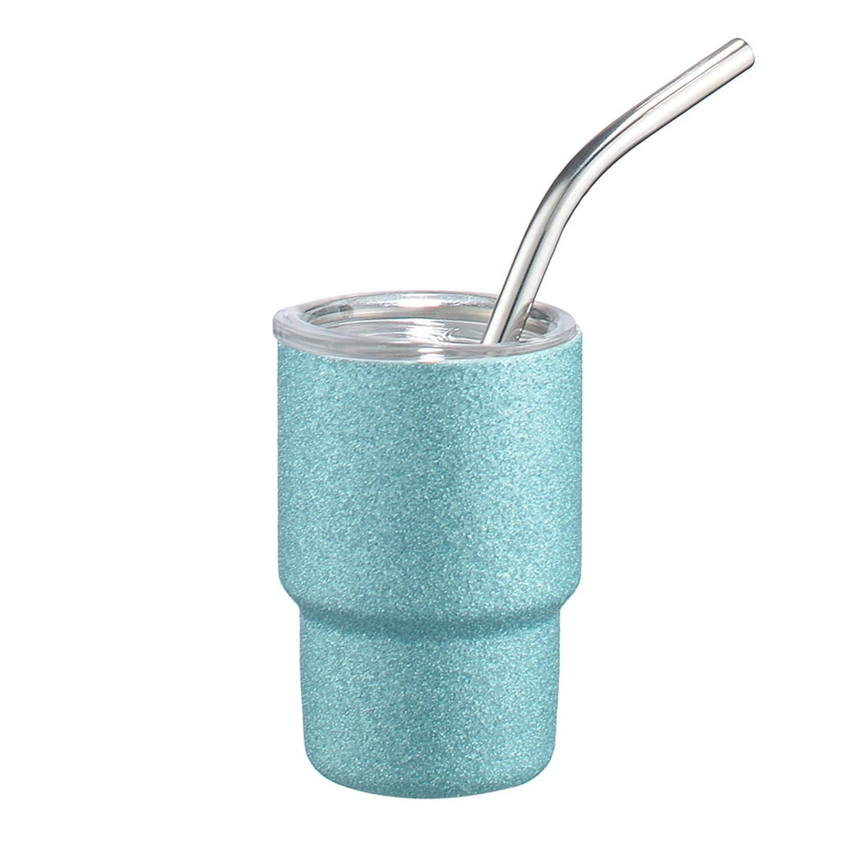 Mini verres à shot bleu de 2 oz pour soirées conviviales et cocktails d'été