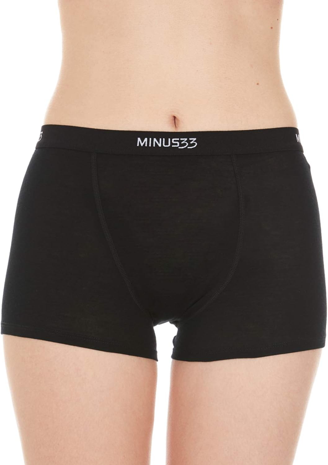 Merino Wool Boyshorts - Womens Underwear for Hiking - Moisture Wicking Underwear - Athletic Anti-Chafe