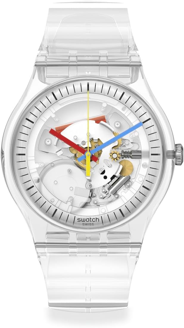 New Gent BIOSOURCED Clearly Quartz Watch, Transparent