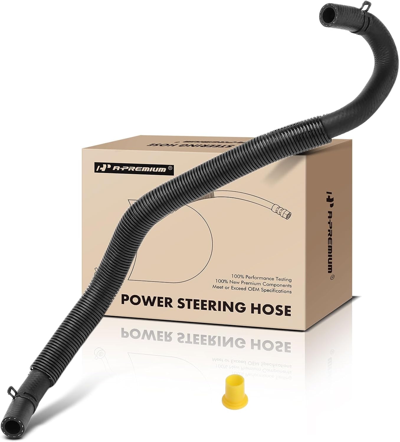 A-Premium Power Steering Reservoir Hose Line Assembly Compatible with Lexus RX350 2007 2008 2009, V6 3.5L, Reservoir To Pump