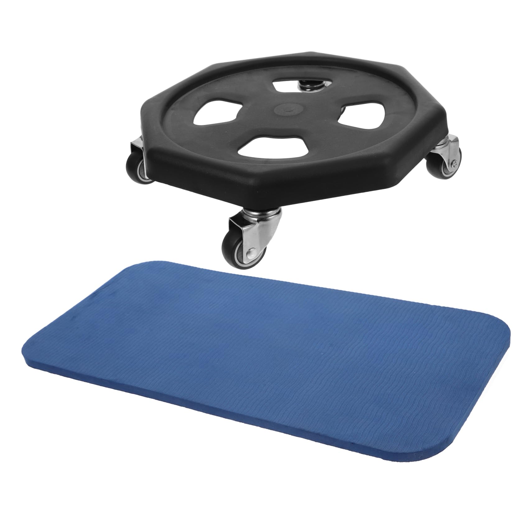 TOYANDONA Disco de Entrenamiento Abdominal con Rodilleras de Fitness Silencioso para Ejercicios Casa y Tonificación Color Aleatorio