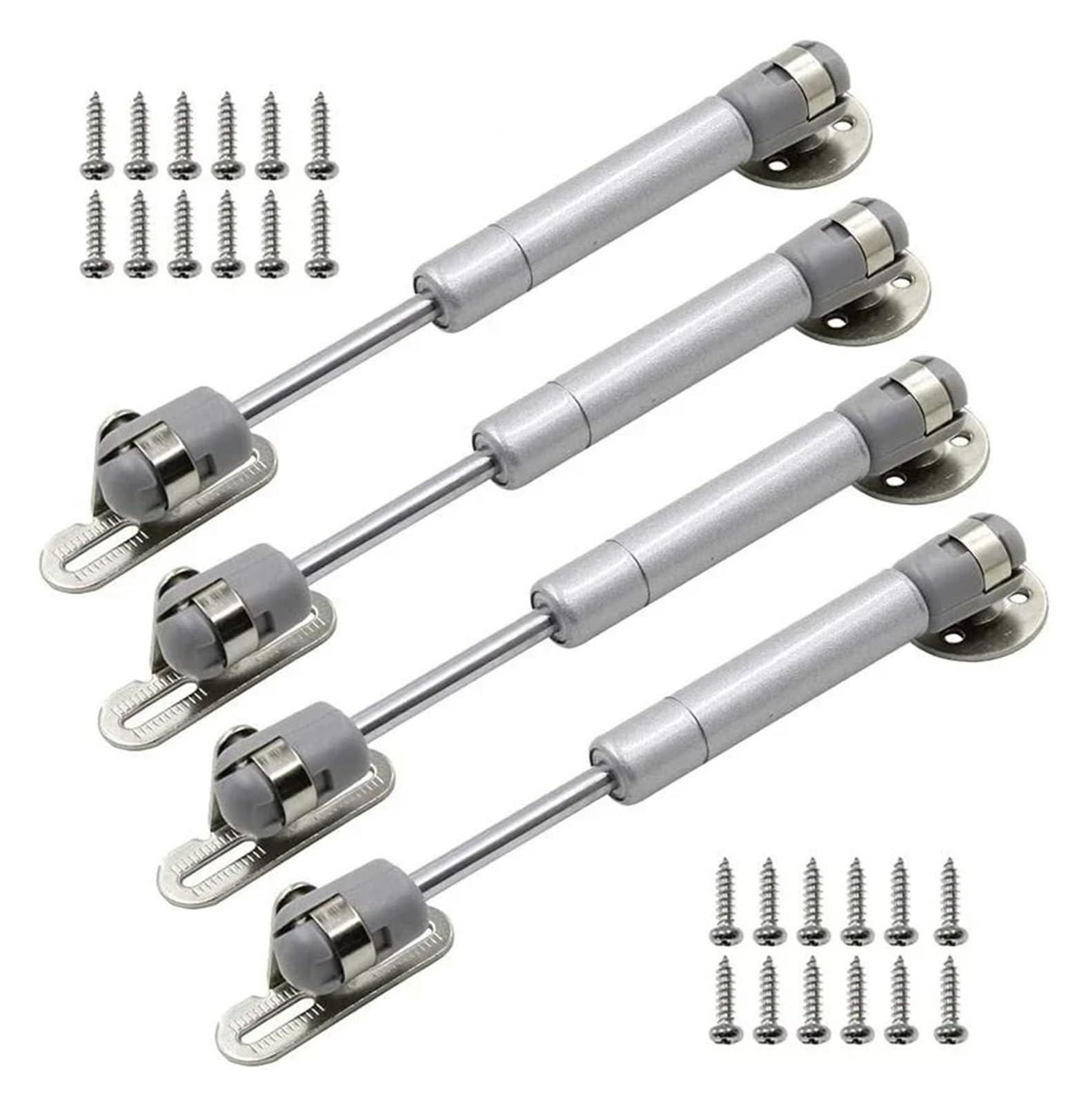 2/4Pcs 20/40/60/80N/100N/200N Furniture Hinge Kitchen Cabinet Door Lift Pneumatic Support Hydraulic Gas Spring Stay(4Pcs 150N)