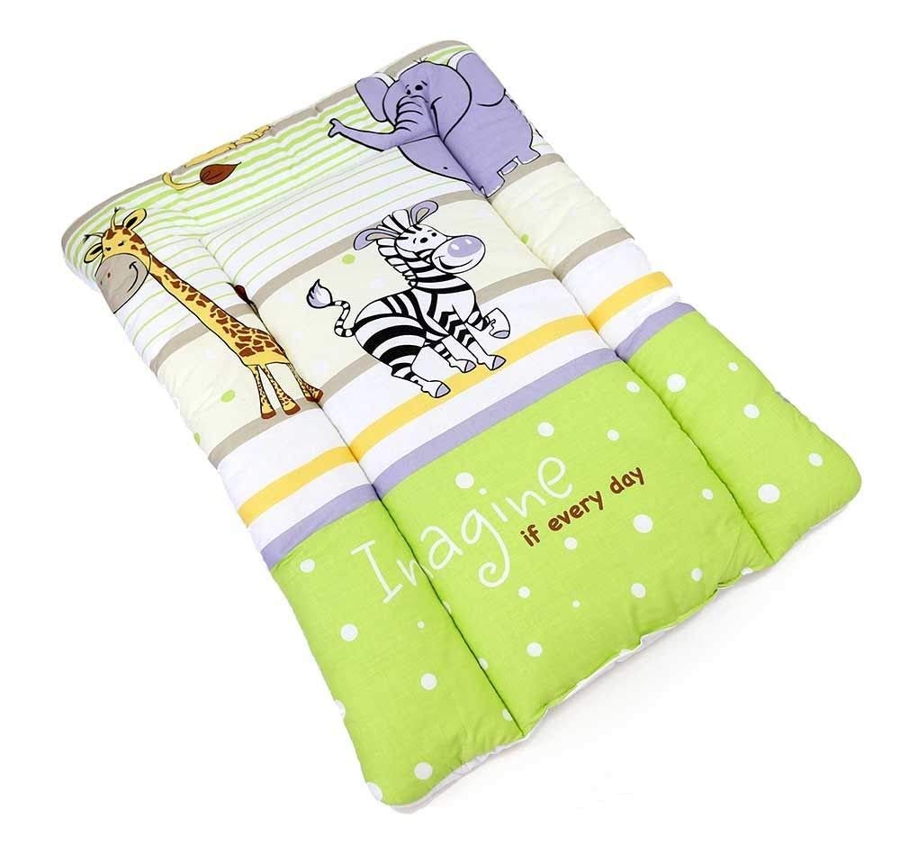 100% Cotton Baby Changing MAT Nursery MAT for Changing Unit (Safari Green)