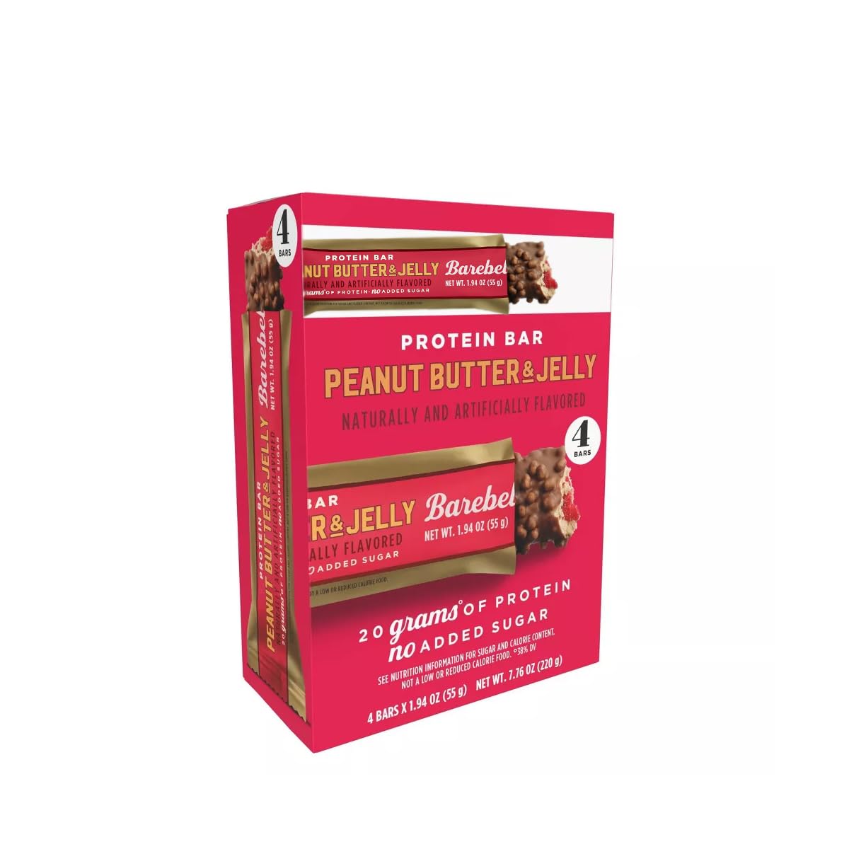 Barebels Nutrition Bars - 7.76oz/4 Bars (Chocolate Dough) — view 13