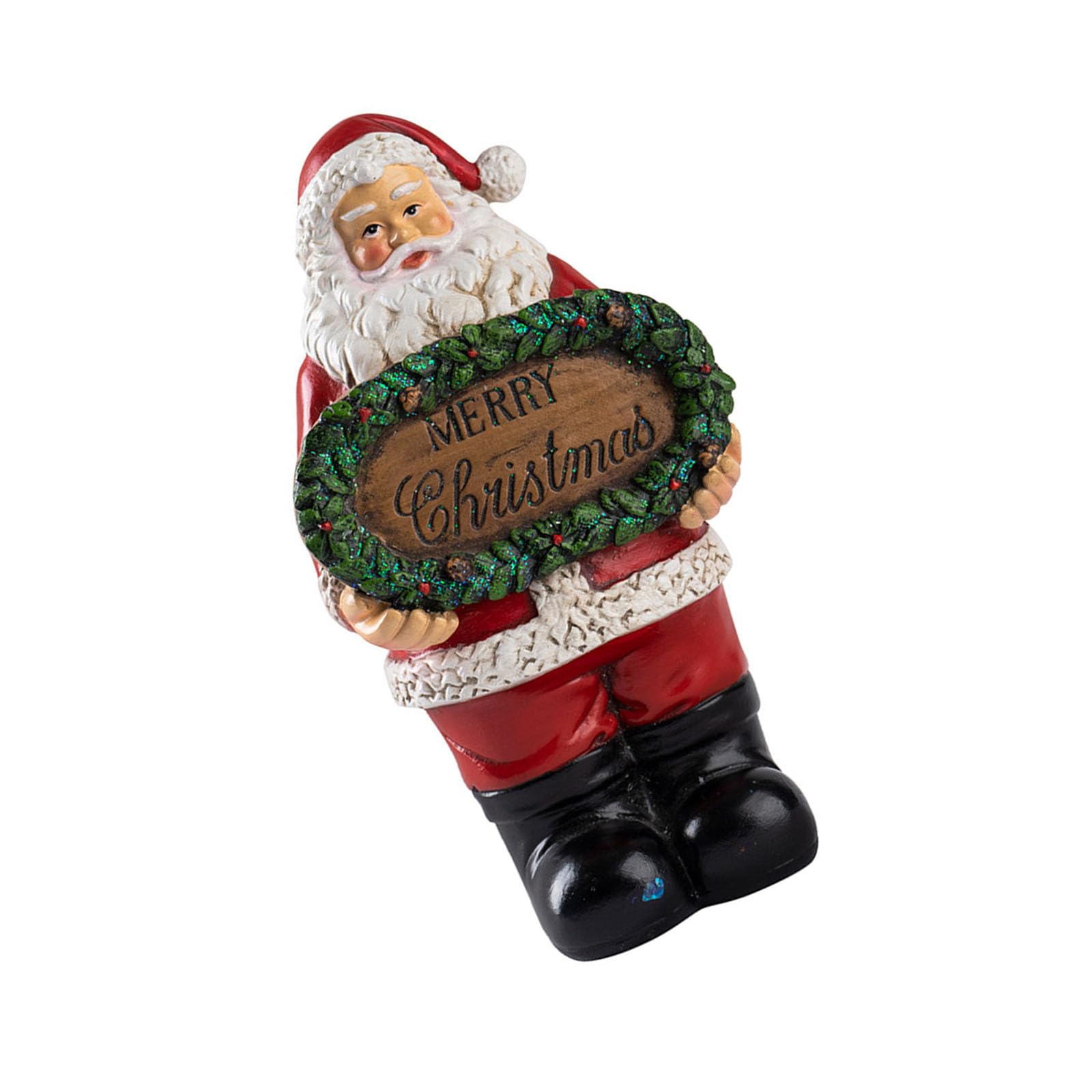 Segno di Babbo Natale in resina per decorazione festa festa a tema accessorio ornamento in resina