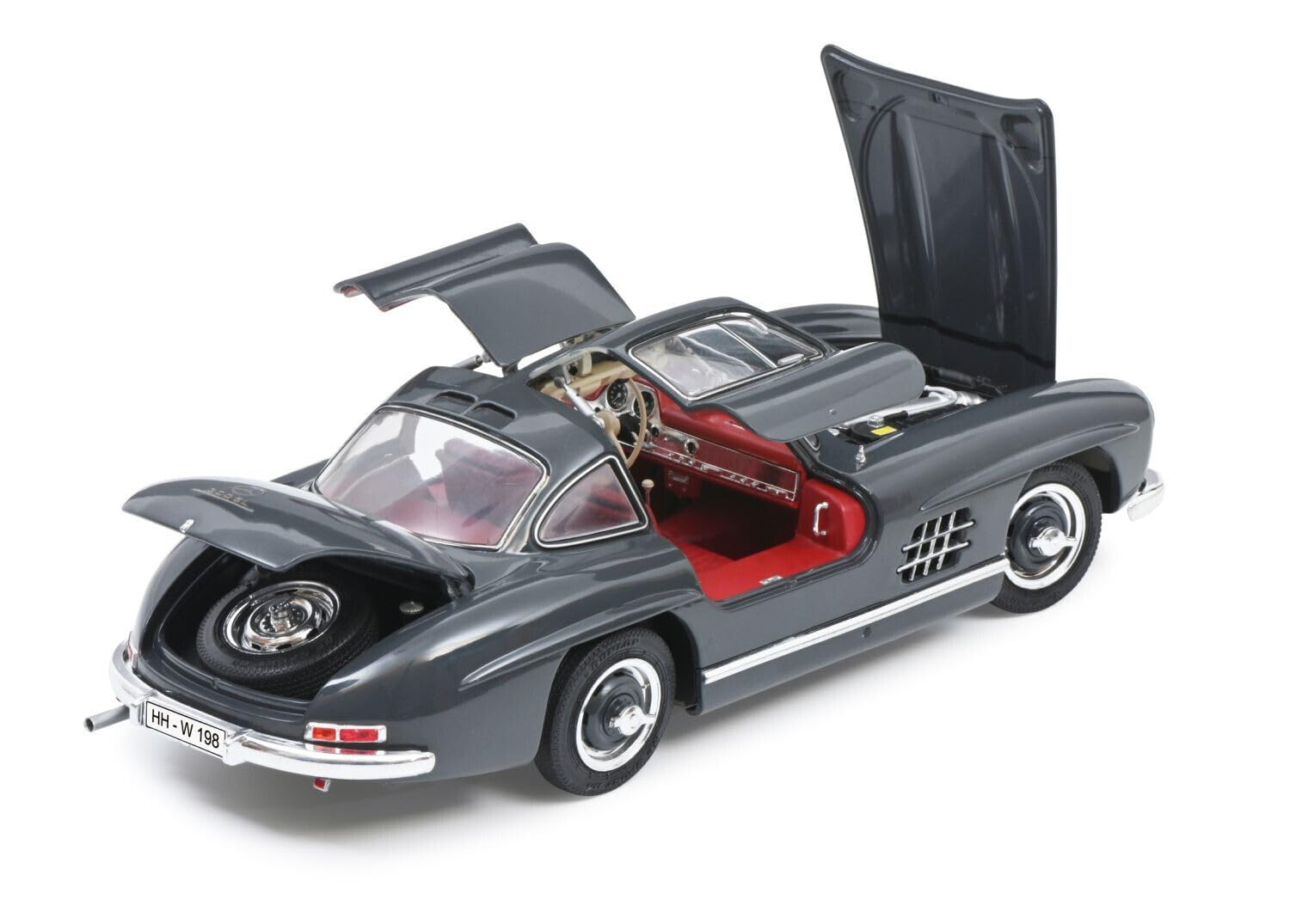 Mercedes-Benz 300 SL Coupé (Rotes Interieur) - 1:18 - Schuco
