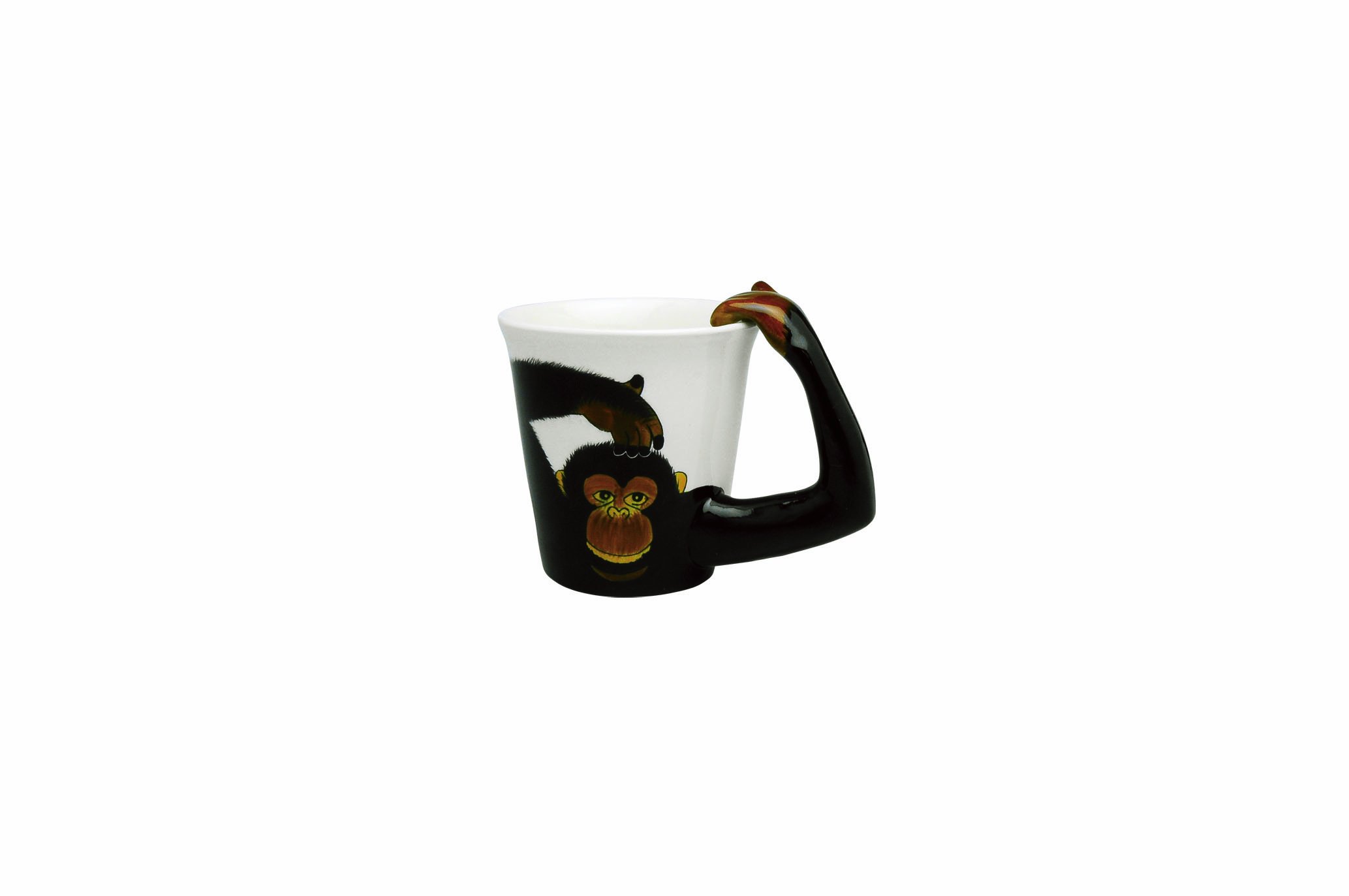 Amazon.co.jp: アニマルマグ 陶器 マグカップ モンキー 約285ml 208102