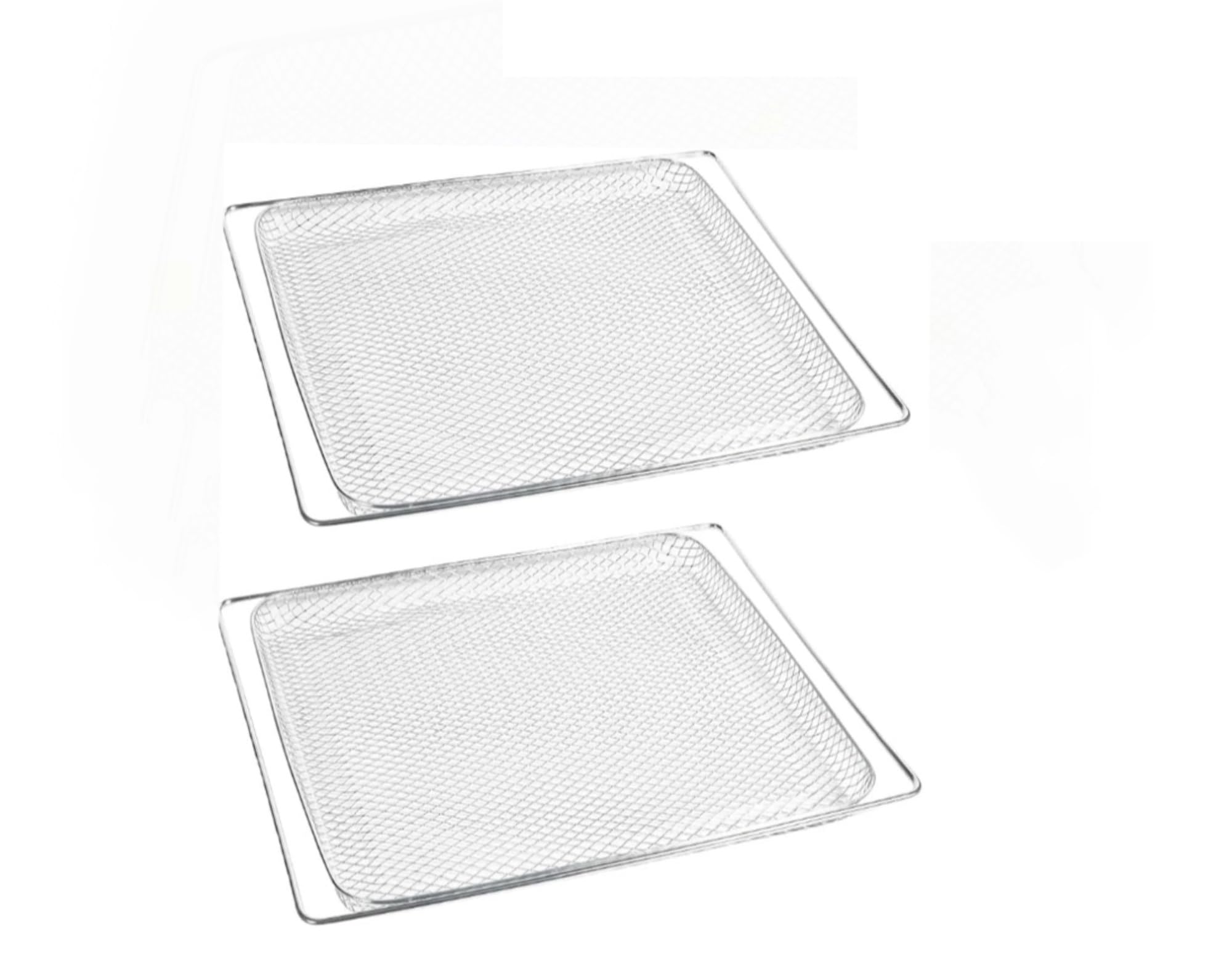 2 Vassoi In Rete Riutilizzabili Compatibili Con Friggitrice Ad Aria
