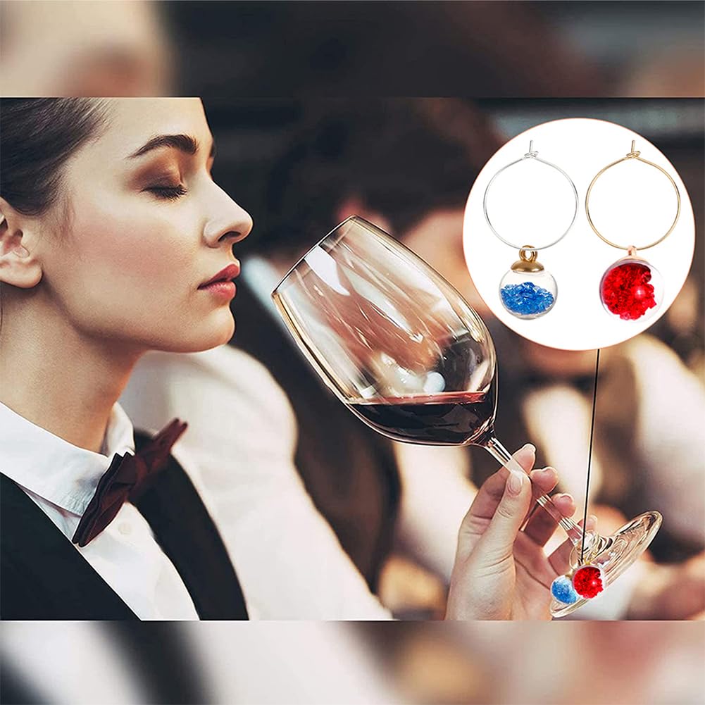 SUNNYCLUE 1 scatola da 12 ciondoli per bicchieri di vino