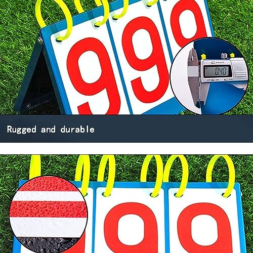 Marcador de mesa portátil con dígitos giratorios miniatura 3