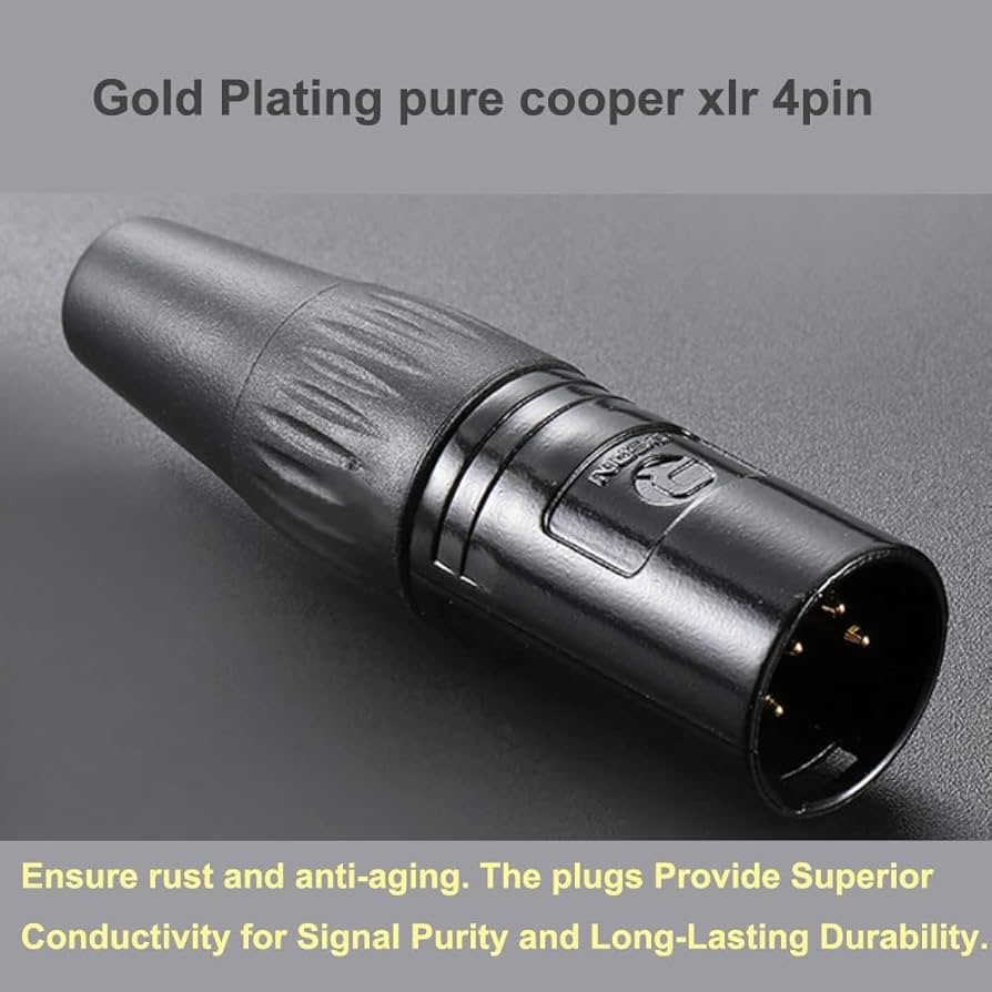 Amazon.co.jp: luxferre xlr 4.4mm 変換 4.4mm xlr 変換 10cm