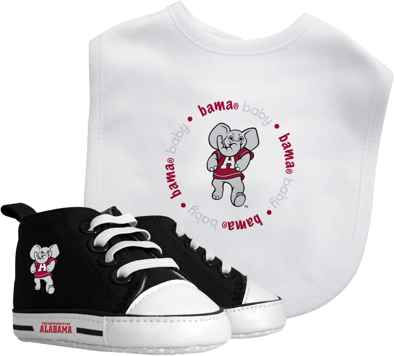 BabyFanatic 2 Piece Unisex Gift Set - NCAA Alabama Crimson Tide - Officially Licensed Baby Apparel