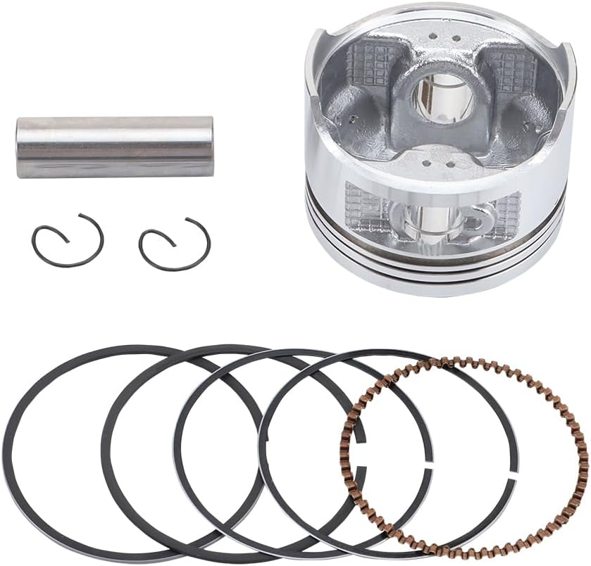 WOOSTAR 63.5mm Piston Ring Kit Replacement for CG200 Vertical Engine ATV 4 Wheeler Scooter Moped Dirt Pit Bike Go Kart