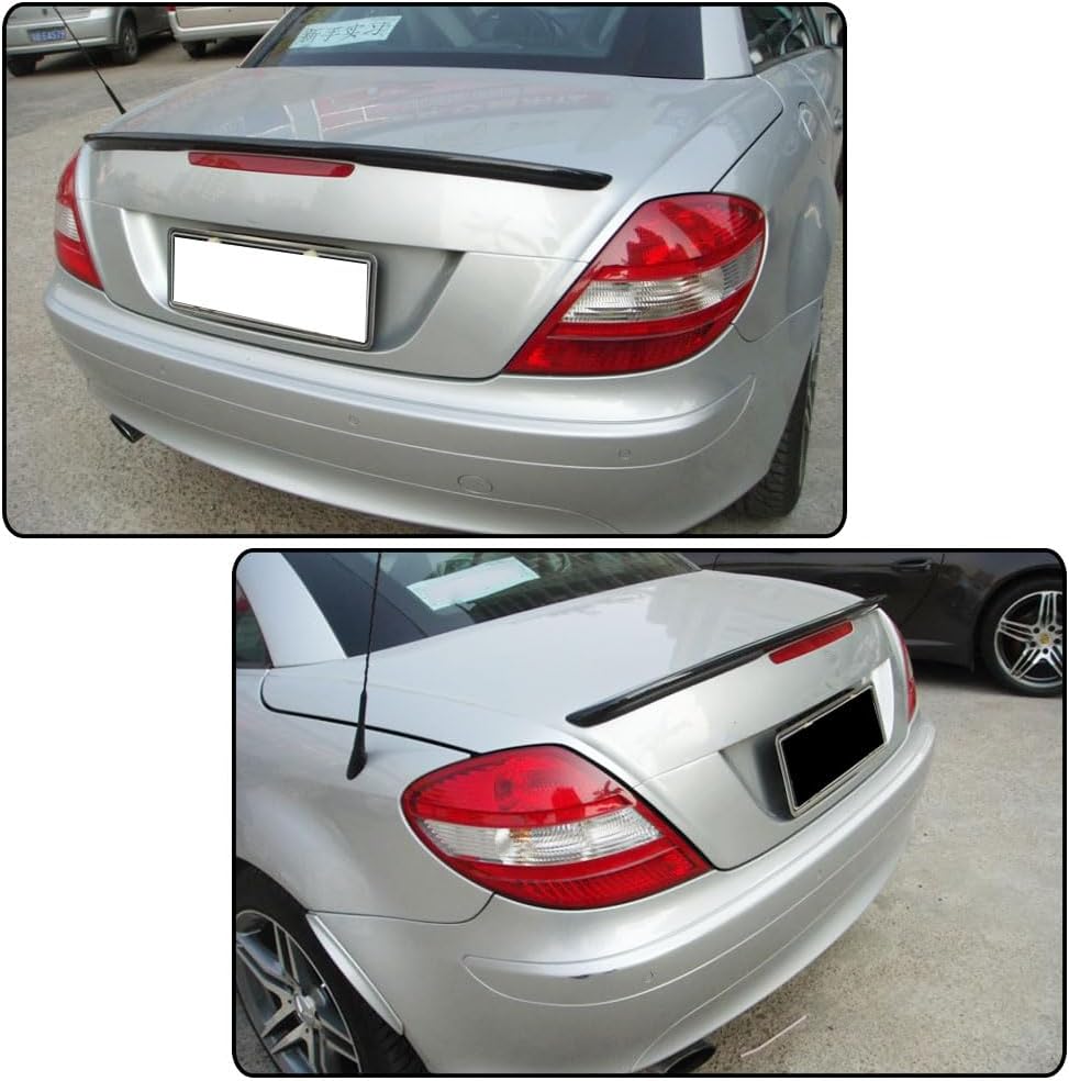 Carbon Fiber Trunk Spoiler Fit for Mercedes Benz SLK-Class R171 SLK200 SLK300 SLK350 2009-2011 Rear Boot Lid Highkick Wing Lip Factory Outlet