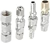 8pcs Air Hoses Quick Coupling 1/2 BSP Fittings Coupler Connectors Hose Compressor Air Pneumatic Plug Female Male Thread for Pneumatic Tool
