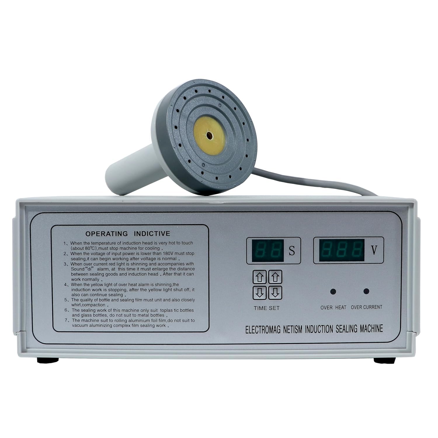 Industrial Cap Sealing Machine Manufacturers | High-Quality Sealing Solutions 3 Sonic Industries 500A Induction Cap Sealing Machine | 20?100mm Handheld Foil Sealer for Leak-Proof & Tamper-Proof Packaging | Ideal for PET, HDPE, and Glass Bottles : Amazon.in: Industrial & Scientific