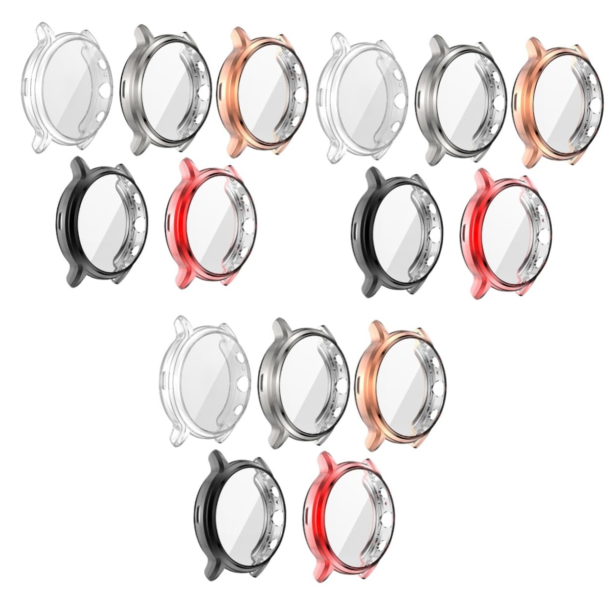 Gadpiparty 15pezzi Tpu Cover Protettiva Per Orologio Compatibile Con Gen Resistente Graffi e Danni Facile Da Installare Colori Casual Protezione Completa Per Orologi