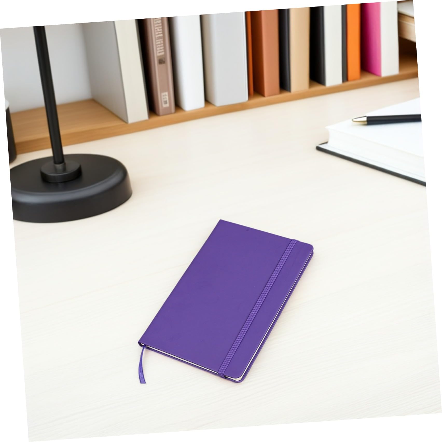 Set di 7 Taccuini A6 con Righe e Cinturino Elastico, Quaderni Portatili con Copertina Resistente per Appunti Scolastici e Ufficio