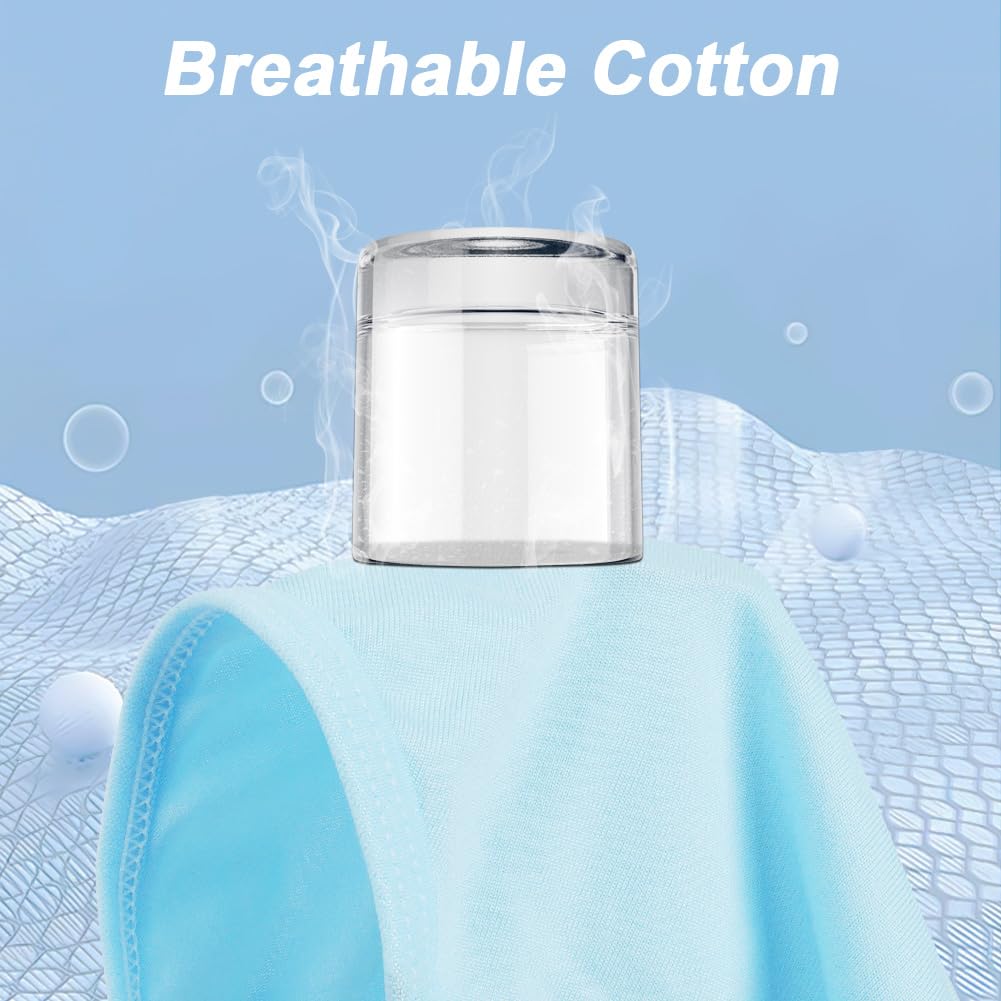 flintronic 8 Pezzi Mutandine Ragazze in Contone Slip in Bimbina Morbido a Vita Media Mutandine Sportive per Ragazze 10-15 Anni