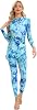 FYMNSI Women Modest Burkini Swimsuits Muslim Swimwear Full Body Islamic Swim Tops Pants Hijab 4 Piece Rash Guard S-XL