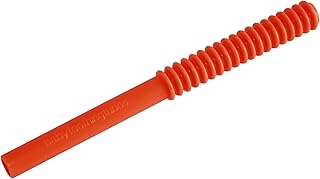Baby Teething Tubes: Soft Silicone Teething Baby Toy for Babies 0+ Months - 7 inches long - Helps Soothe Teething Irritation - Durable, Safe Silicone - Hypoallergenic - Easy to Clean - Made in the USA
