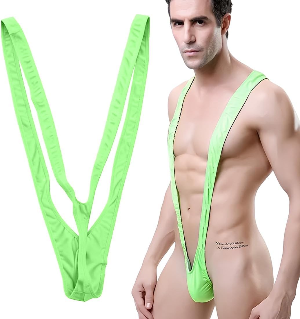 Disfraz Despedida Soltero Hombre Verde Talla Única 1 Unidad Baúl Underwear
