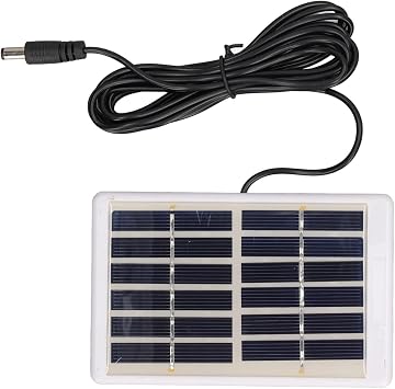Solar Panel, 1.2W 6V 9V Lightweight Portable Polysilicon Crystals Solar Charger Panel, Windproof, Snowproof, DC Interface Solar Panel for Water Pumps