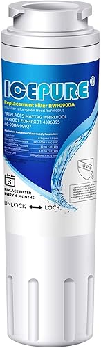 Miniatura 9 de ICEPURE Refrigerador PRO UKF8001 NSF401 y 473 y 53 y 42 Everydrop EDR4RXD1, filtro 4, Maytag UKF8001AXX UKF8001P, Whirlpool 4396395 WF-UKF8001 FMM-2