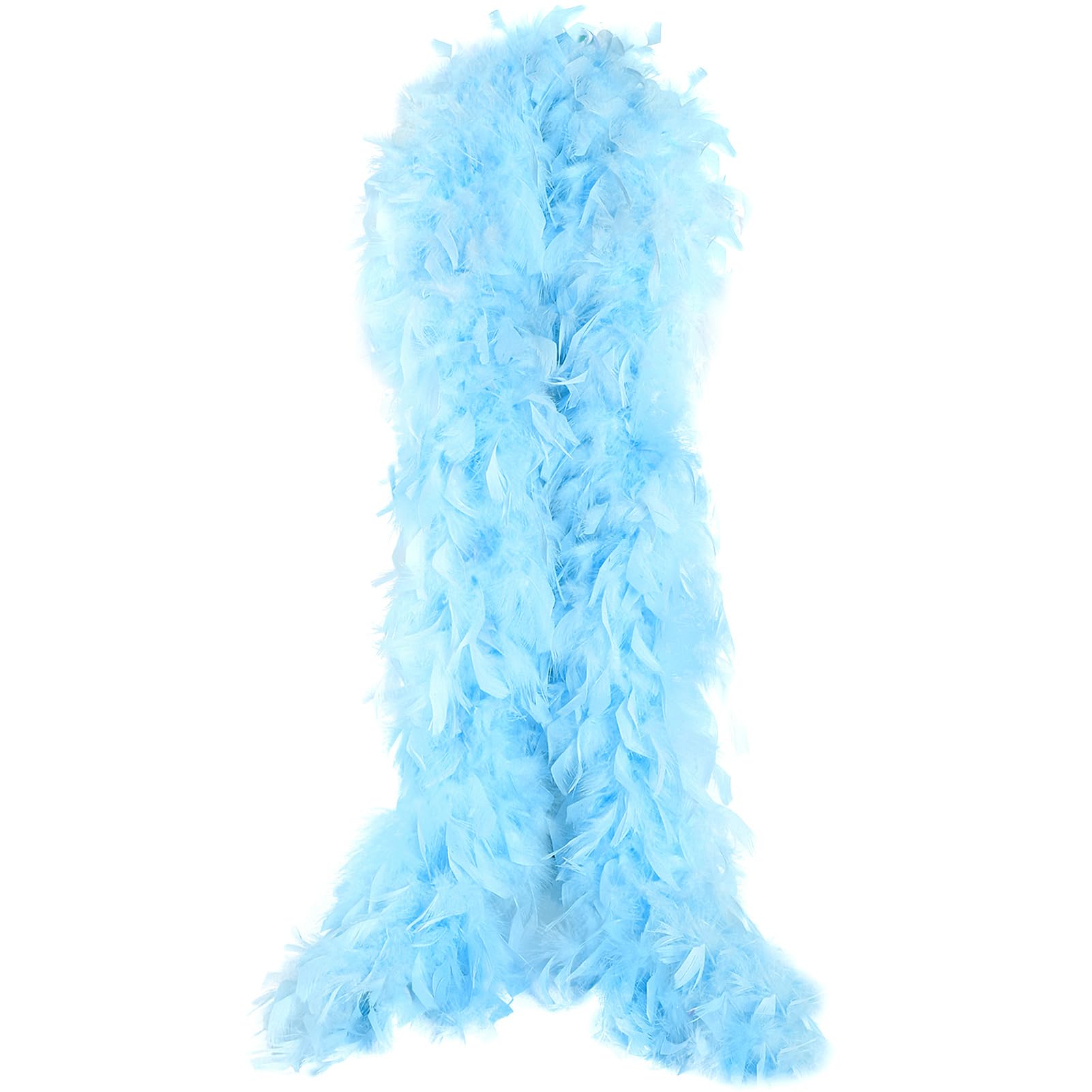 THARAHT Chandelle Feather Boa 19 Color-38g/55g100g 2Yard Dancing Wedding Party Halloween Costume Decoration Feathers boa