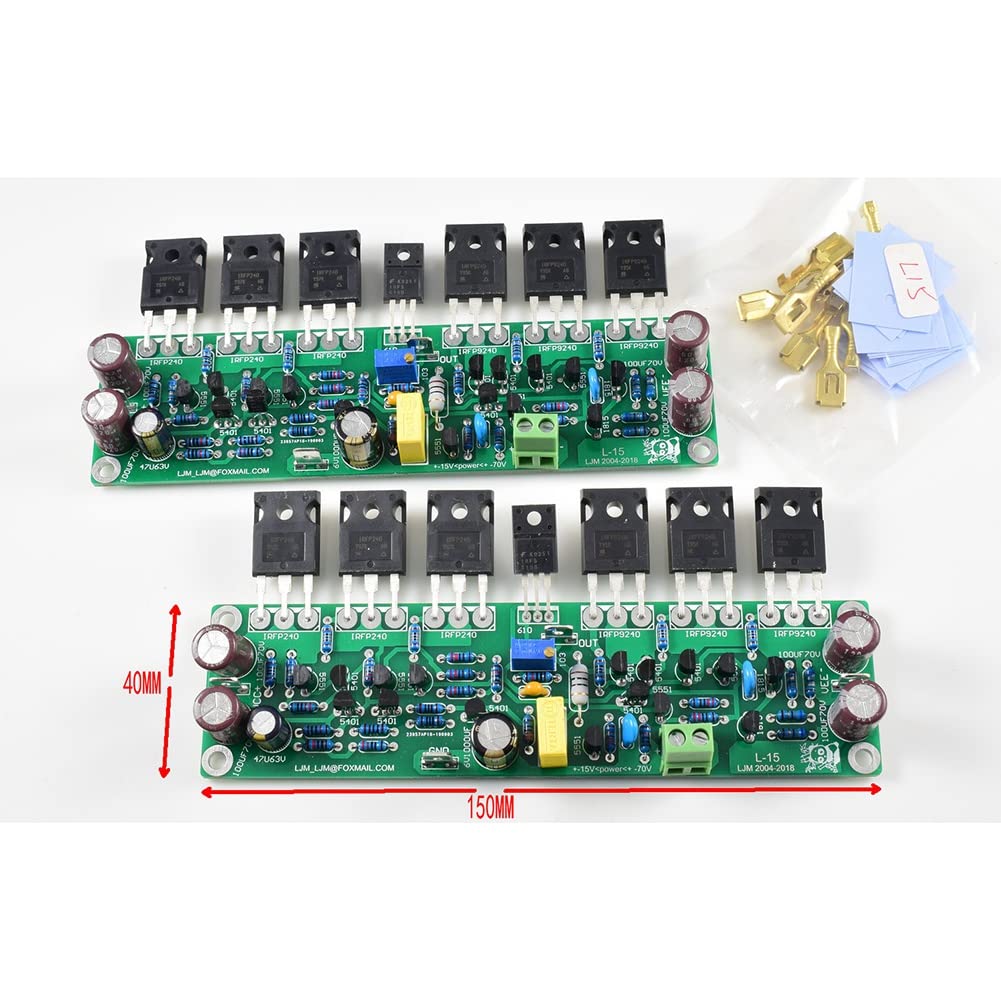 2 StüCk L15 FET LeistungsverstäRker 2 KanäLe 3 Paare IRFP240 IRFP9240 150W 8R, 300W 4R, 600W 2R(D)