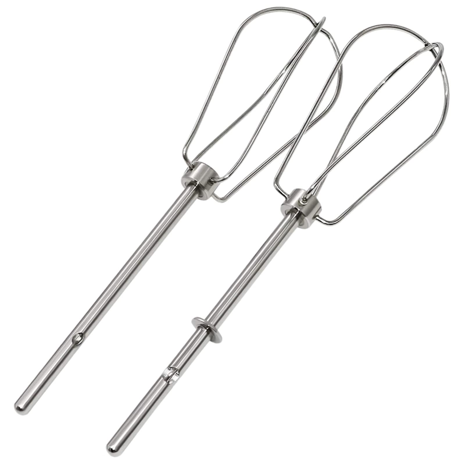 Batidor de mano con varillas turbo for batidora, ideal for preparar sopas, batidos, licuados y claras huevo (2 unidades)
