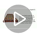 Image of Deevine Craft 5-Inch Thick Soft Cotton Quilt | Foldable Queen Size Box Mattress | Medium Soft Gingham Plaid Checkered Multicolour Gadda | 72x60x5 Inches (5x6 Ft)